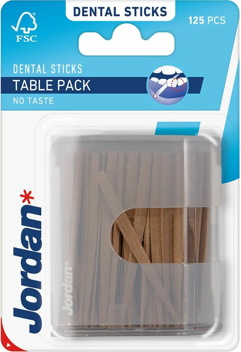 Jordan Tafeldispenser Hout - 125 Stuks