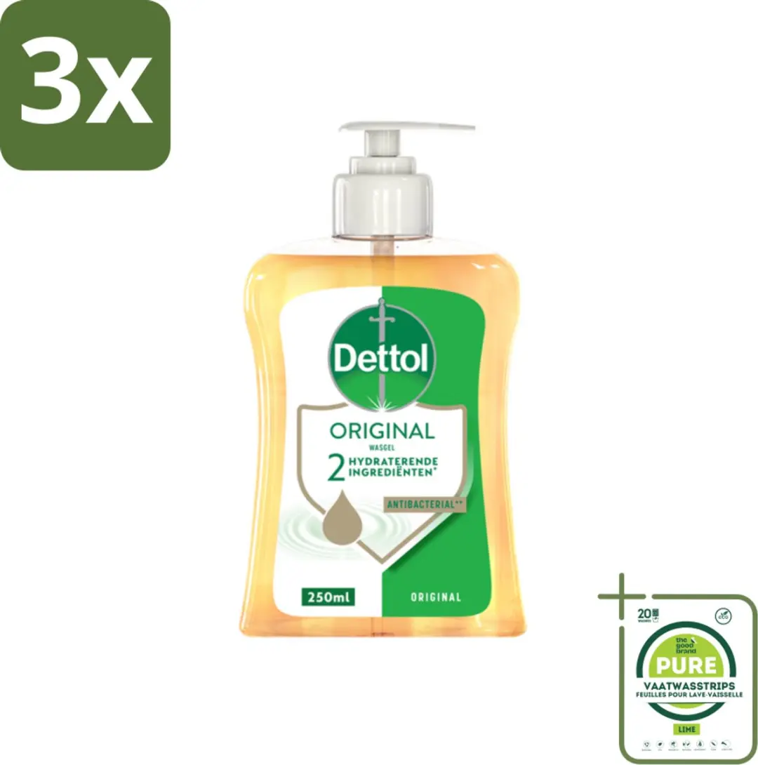 Dettol Original Handzeep 750ml - 3 Stuks