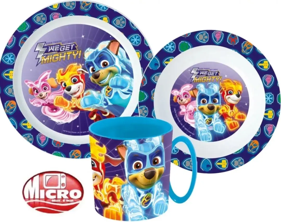 PAW Patrol Weget Mighty Ontbijtset