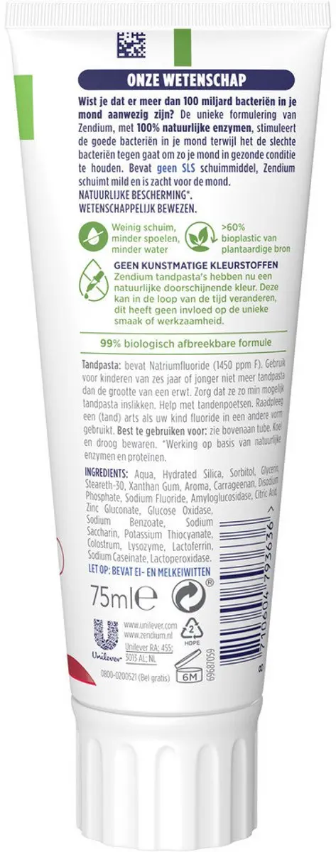 Zendium Tandpasta Tandvlees Protect 75ml