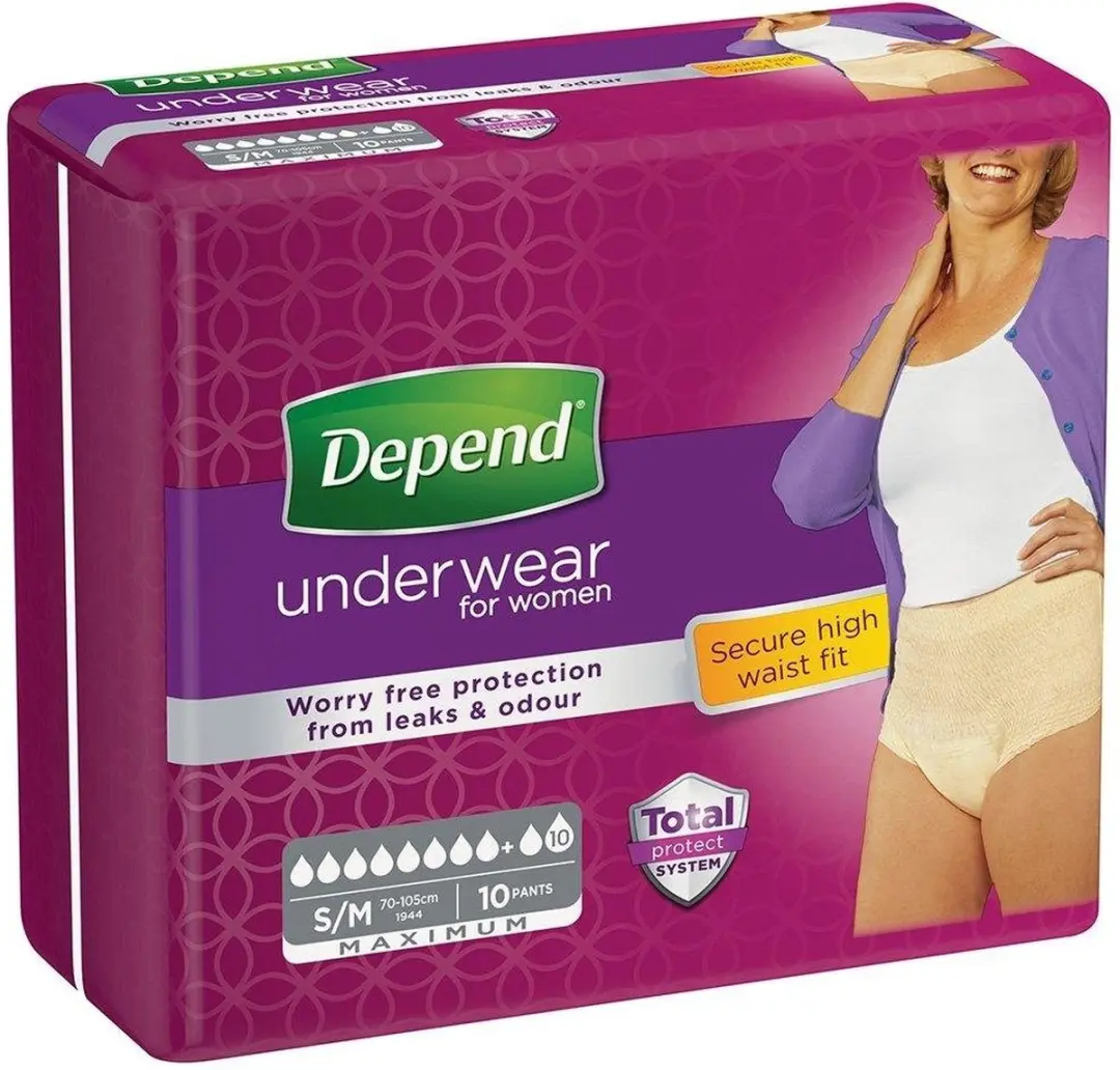 Depend Incontinentiebroekjes Maximum S/M