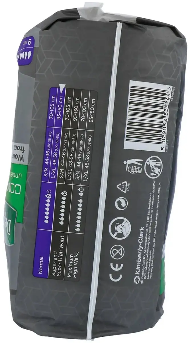 Depend Incontinentiebroekjes Pants L/XL - 9 Stuks - afbeelding 6 van 6