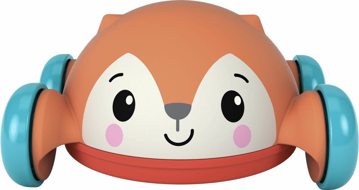 Fisher-Price Roll, Pop & Zoom Friends Fox, 9 maand(en), 4 wiel(en), Meerkleurig, 172 g