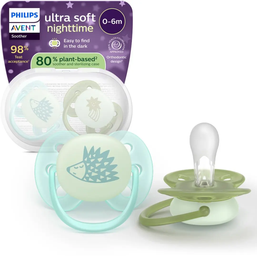 Philips Avent Ultra Soft Glow-in-the-dark Fopspeen SCF094/01