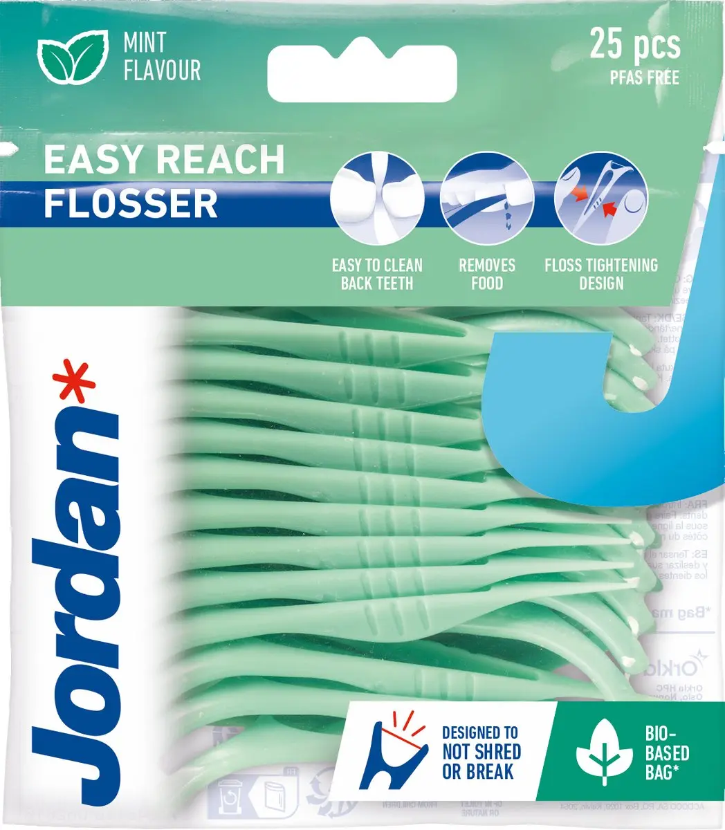 Jordan Floss Easy Reach Flosser - 25 Stuks