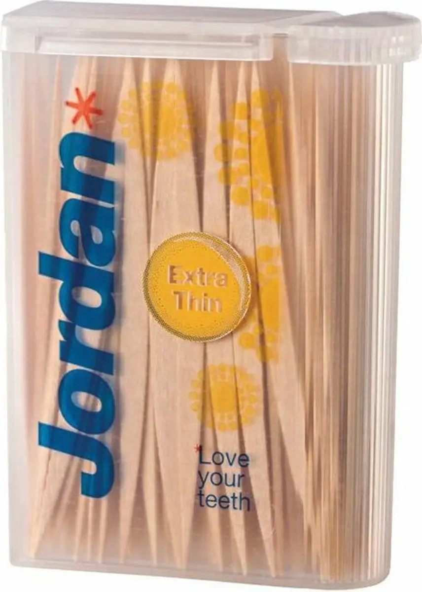 Jordan Tandenstokers Double Ended Extra Thin - 105 Stuks