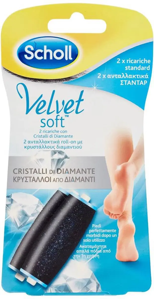 Scholl Velvet Soft Rolvullingen Diamantkristallen