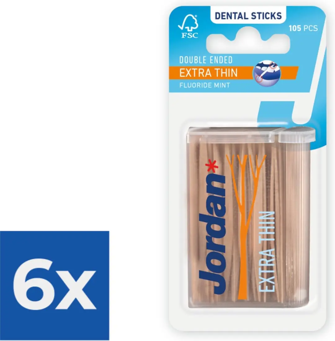 Jordan Dental Sticks Extra Thin