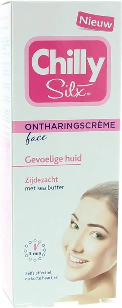 Chilly Silx Ontharingscreme Gezicht - 50ml