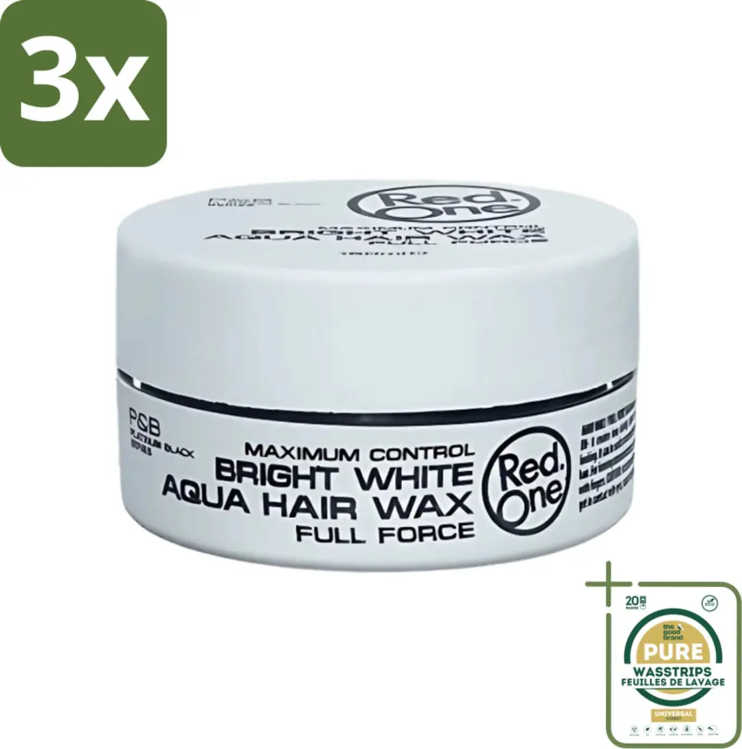 Red One Haarwax Bright White Maximum Control 450ml