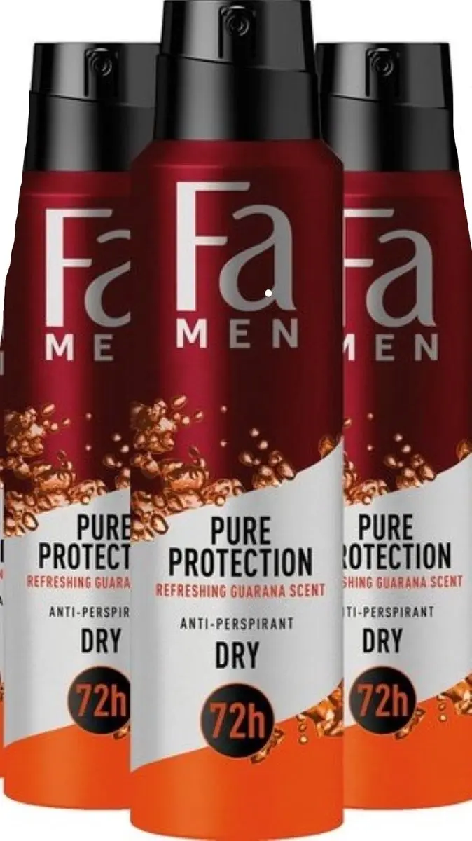 FA MEN Deo Spray Refreshing Guranana 3 x 150ml