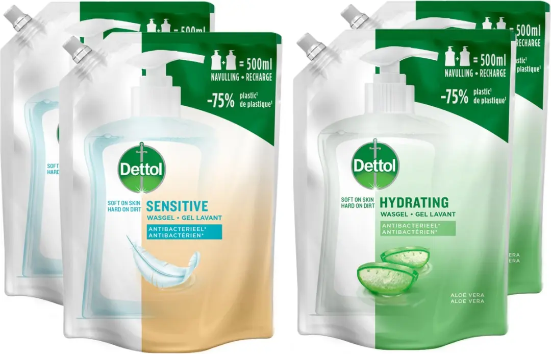 Dettol Handzeep Navulling 2x500ml