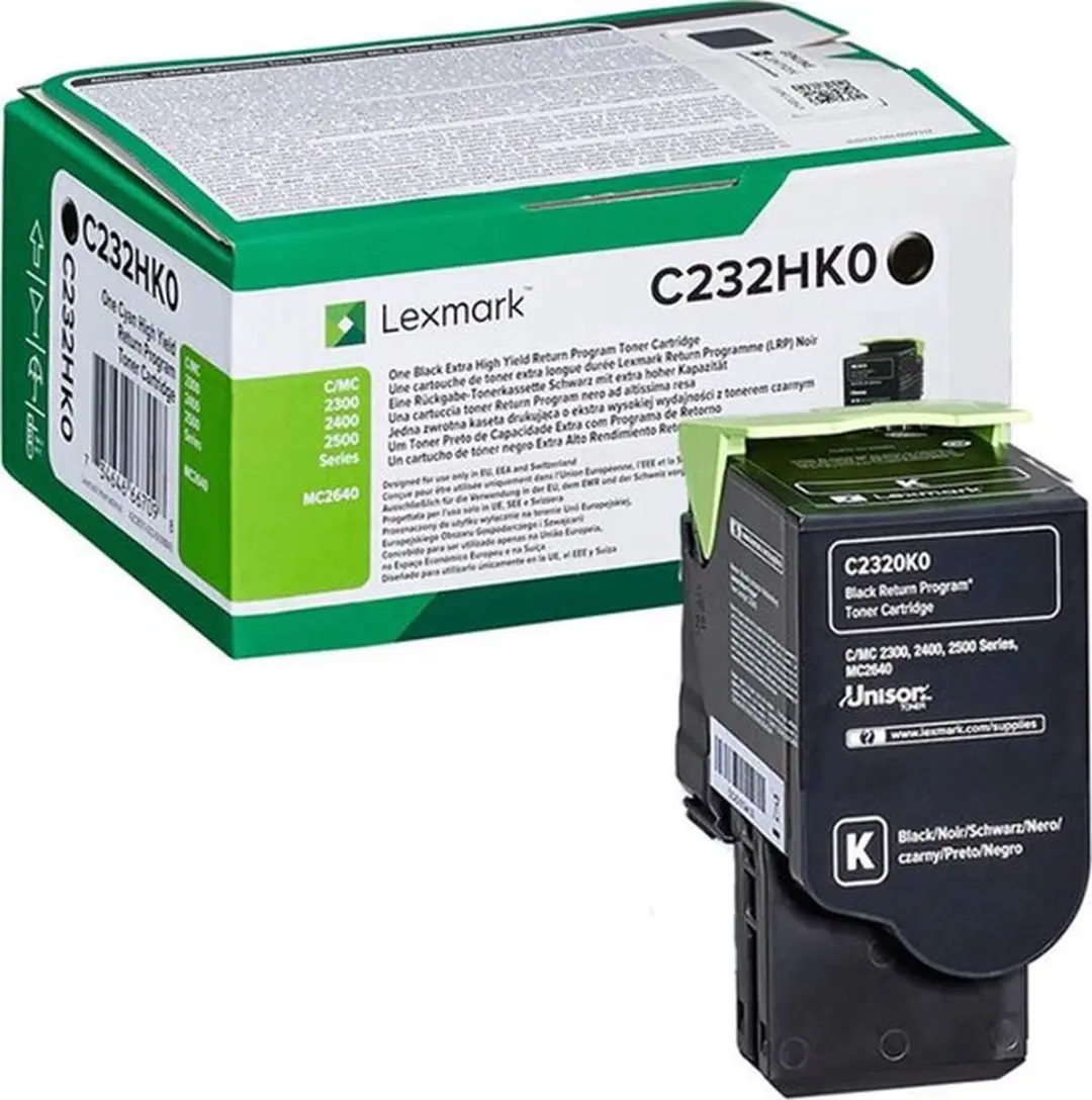 Toner Lexmark C232HK0 Black