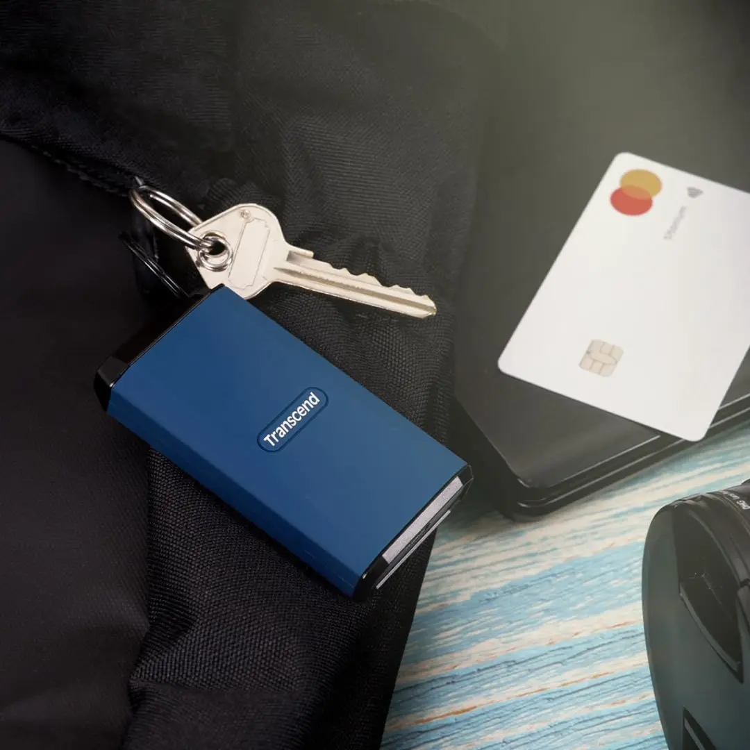 Transcend ESD410C 1TB Externe SSD - Donkerblauw