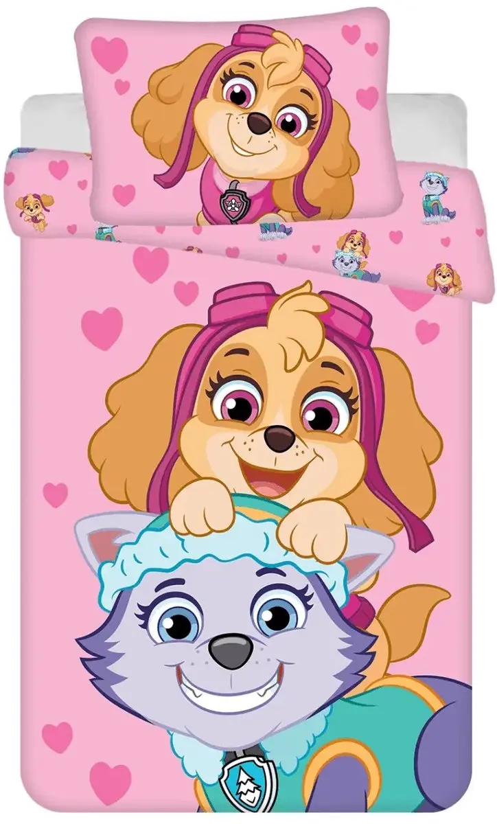 PAW Patrol Dekbedovertrek Skye & Everest