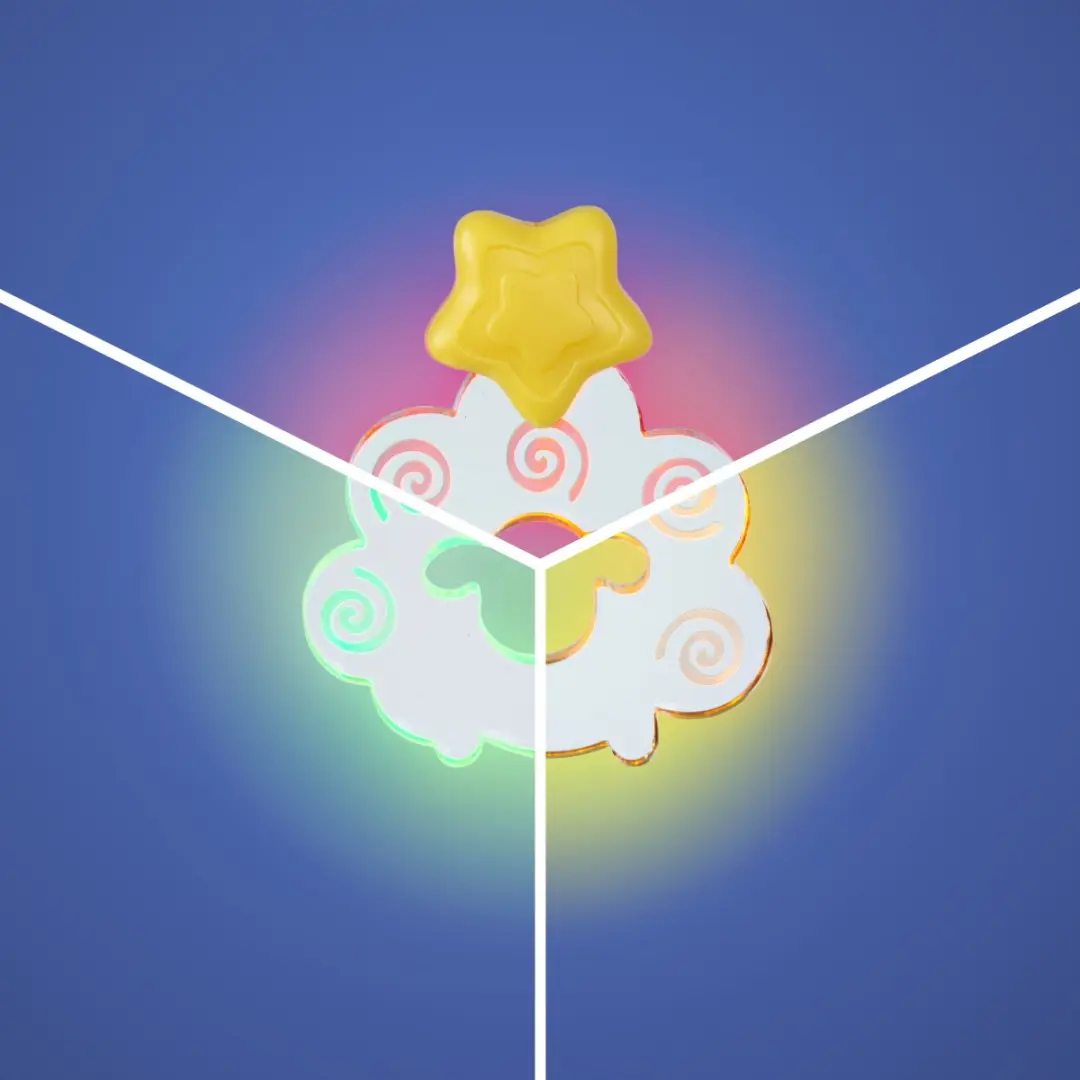 Playgro Dreamtime Soothing Light Up Mobile - Wit/Blauw