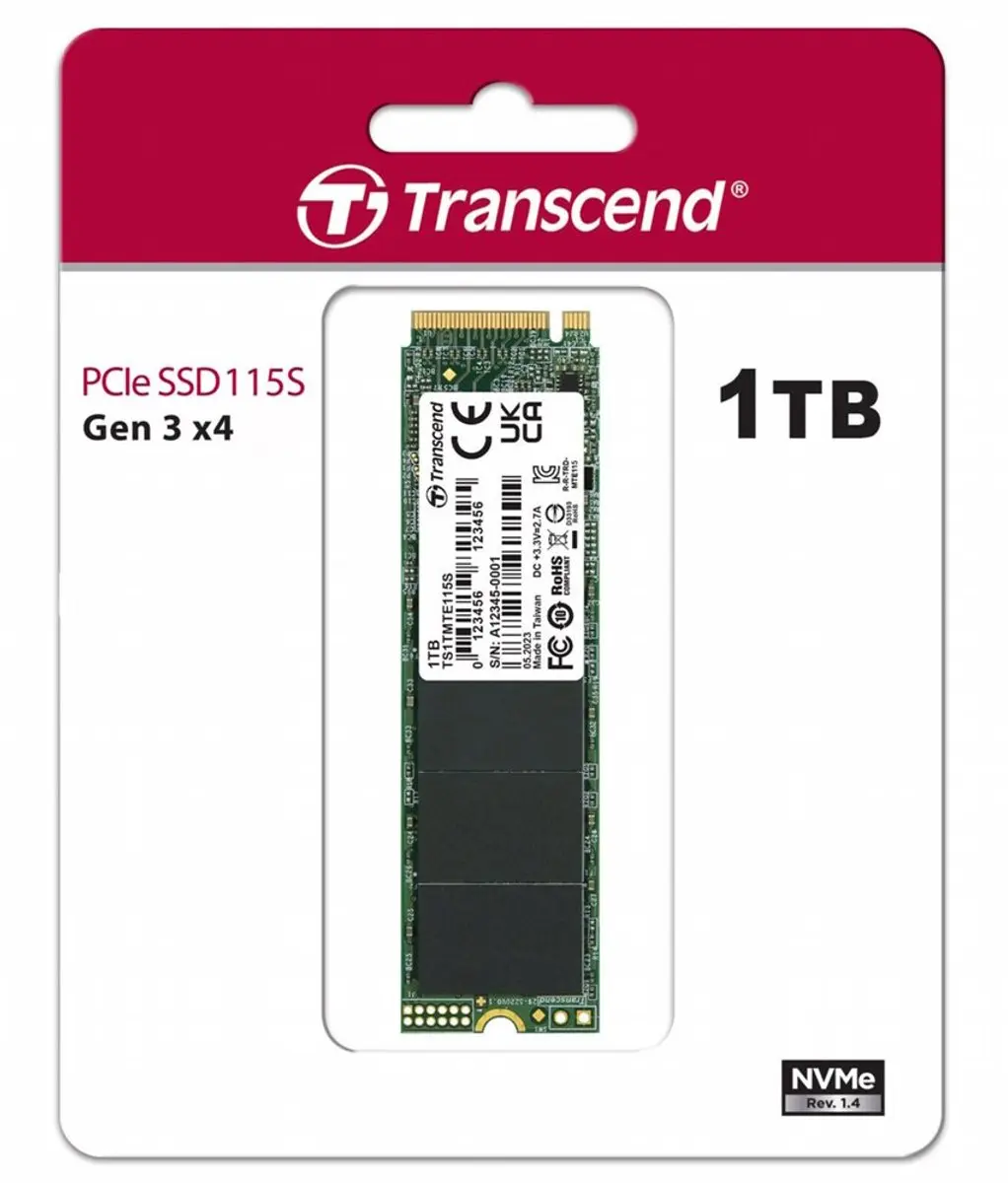 Transcend 115S TS1TMTE115S NVMe SSD 1TB