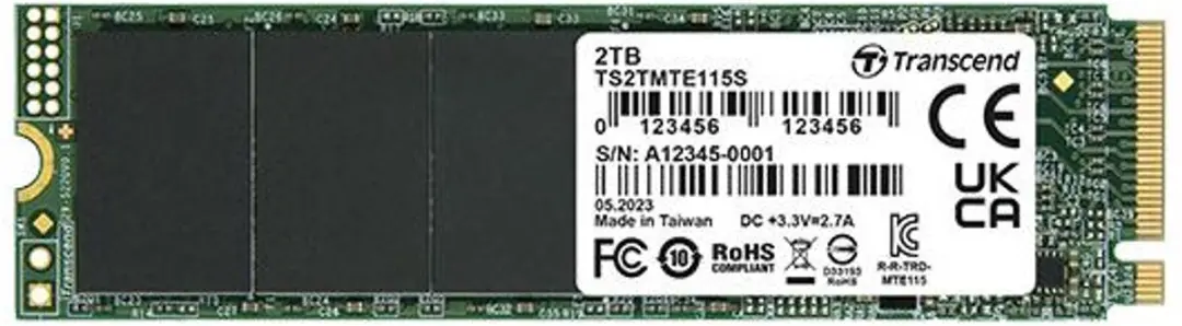 Transcend 115S TS1TMTE115S NVMe SSD 1TB