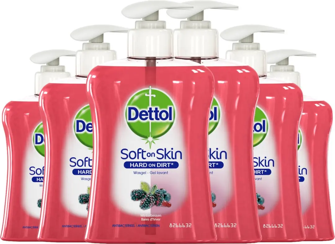 Dettol Handzeep Winterbessen 1.5L - 6 Stuks - afbeelding 6 van 6