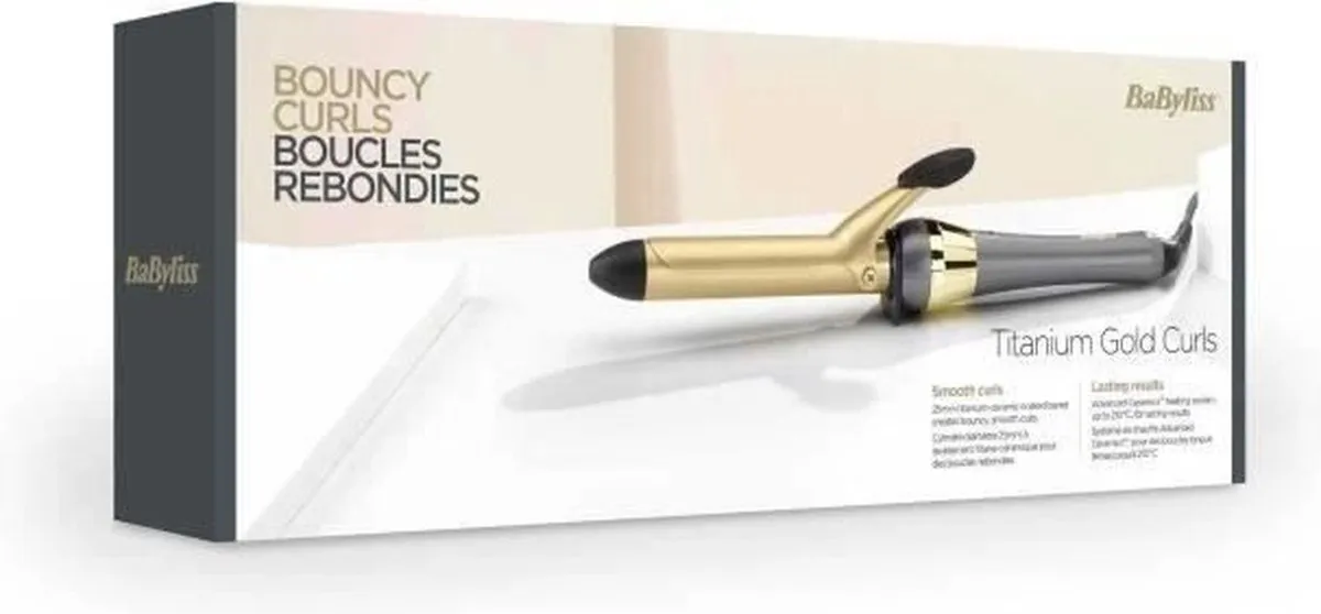 Babyliss Berry Crush 2524PE Krultang 25mm - Titanium-Keramiek - 150-210°C