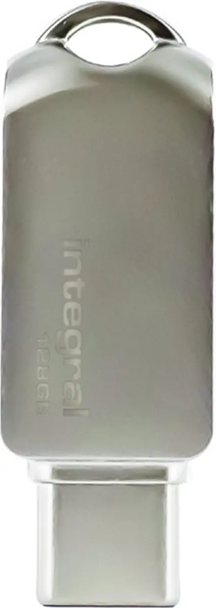 Integral 360-C Dual USB-C USB Flash Drive 128GB - Zilver