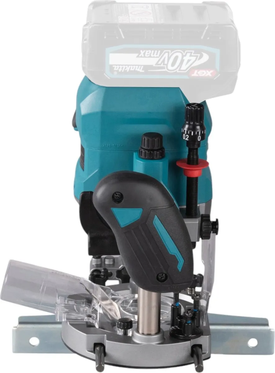 Makita RP001GZ01 Draadloze Bovenfrees 40V Max 12mm - Hout/MDF