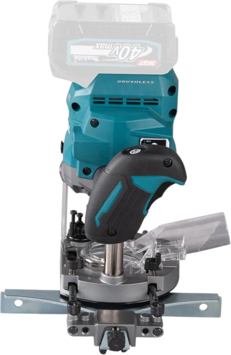 Makita RP001GZ01 Draadloze Bovenfrees 40V Max 12mm - Hout/MDF
