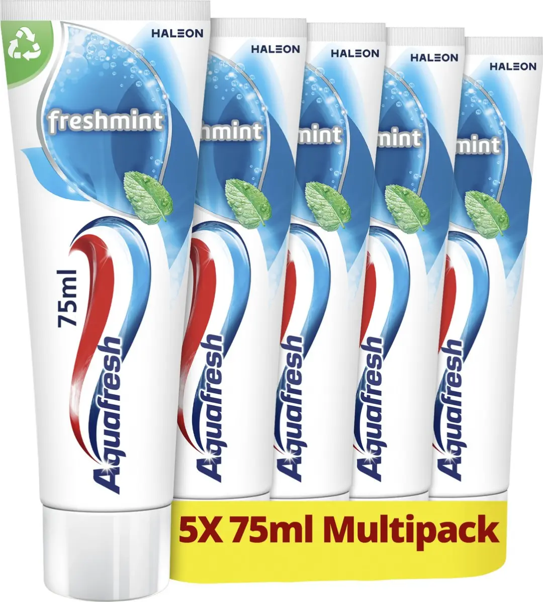 Aquafresh Freshmint 3in1 Tandpasta 5x75ml