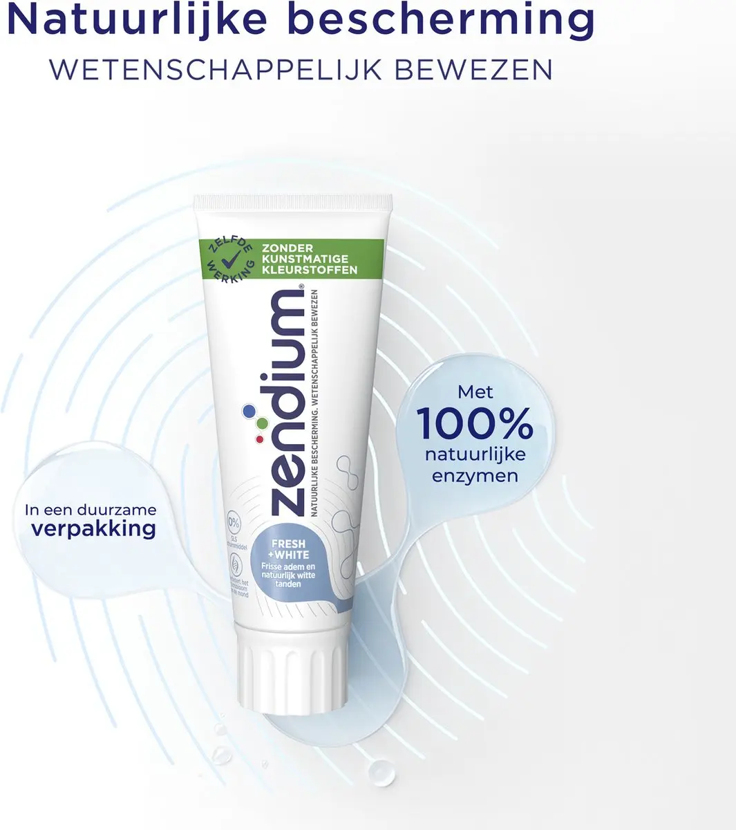Zendium Fresh+White Tandpasta 75ml