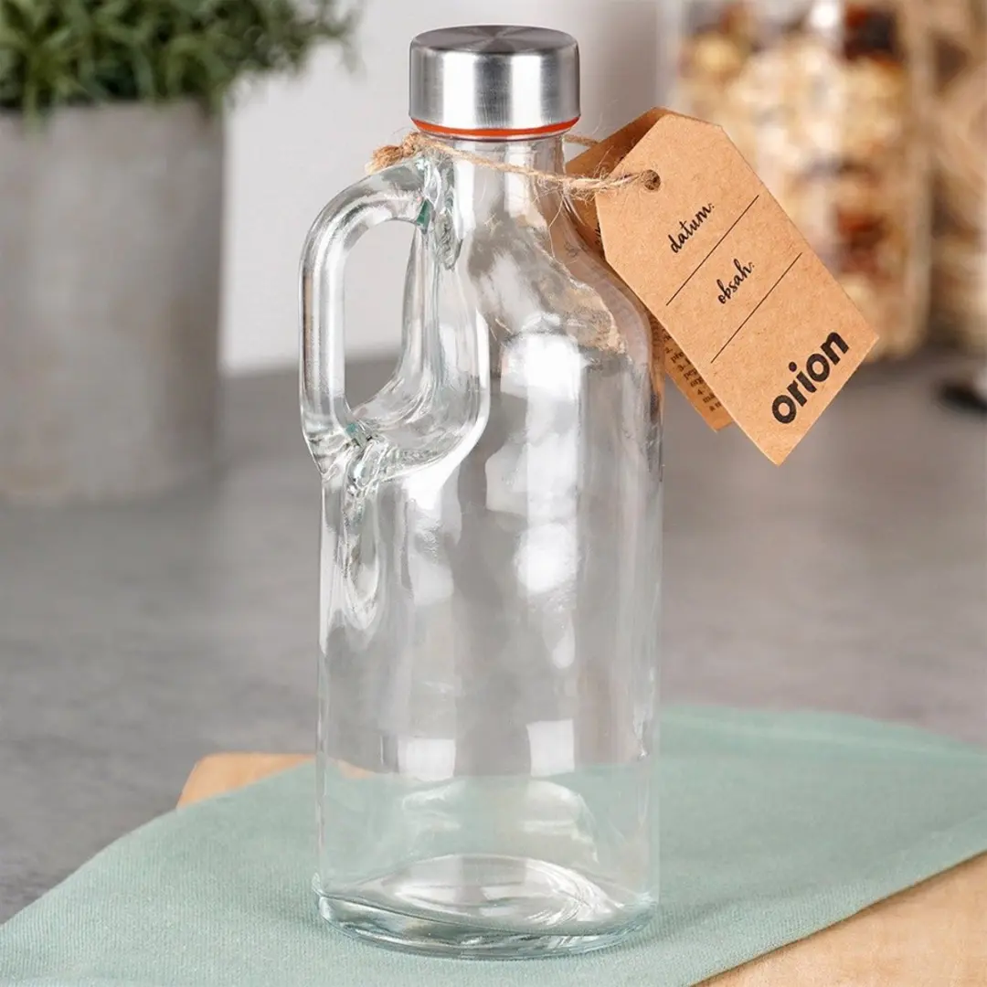 Orion Glazen Fles 550ml - Retro Met Handgreep