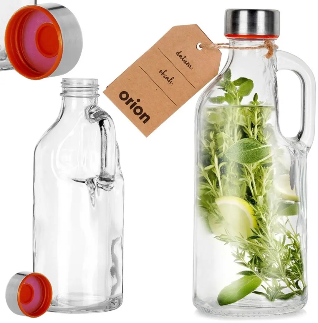 Orion Glazen Fles 550ml - Retro Met Handgreep