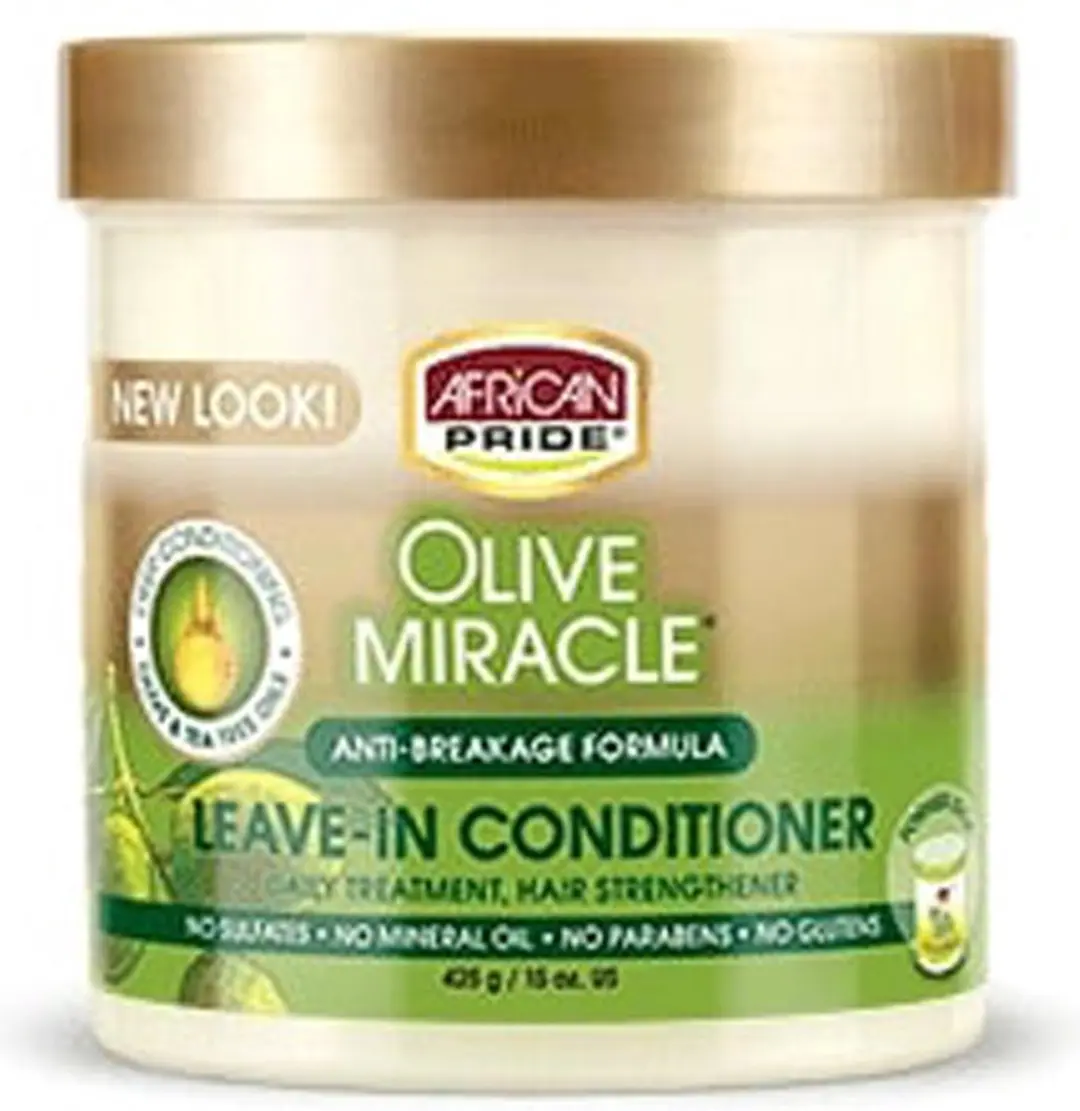 African Pride Olive Miracle Leave-In Conditioner 443ml