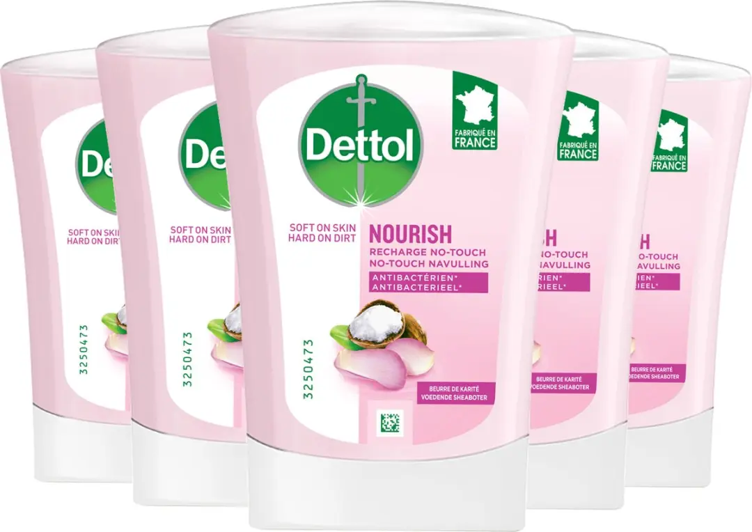 Dettol Handzeep No Touch Navulling 250ml - 5 Stuks - afbeelding 6 van 6