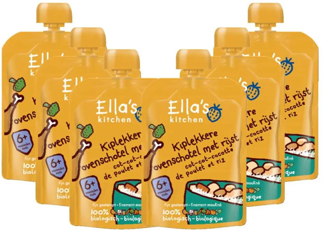 Ella’s Kitchen Biologisch Ovenschotel Rijst 6+M