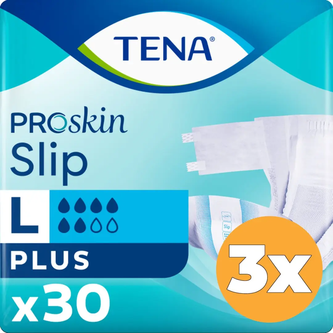 TENA Proskin Slip Plus L - 3x30 Stuks