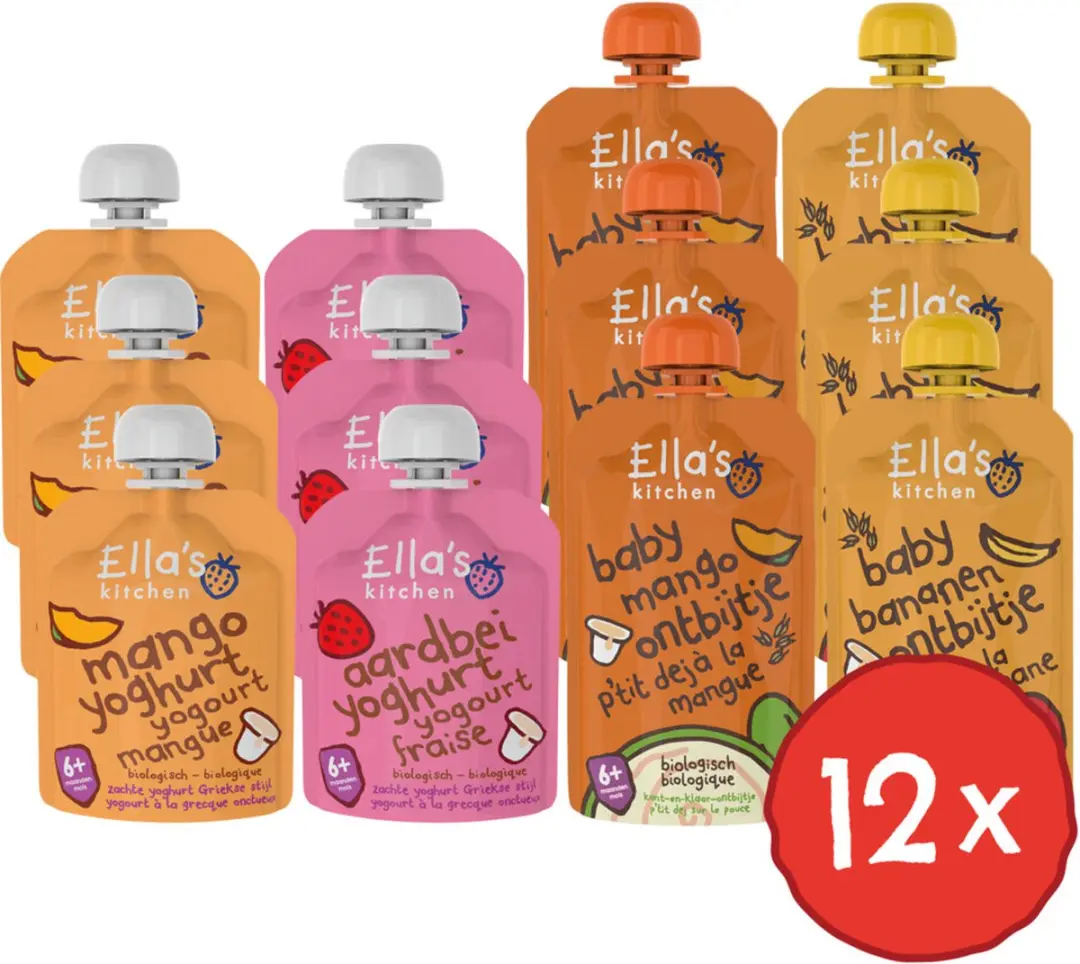 Ella’s Kitchen Ontbijt & Yoghurtpakket - 12x100g