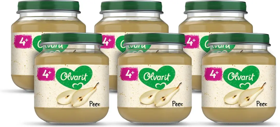 Olvarit Fruithapje Peer 6x125g