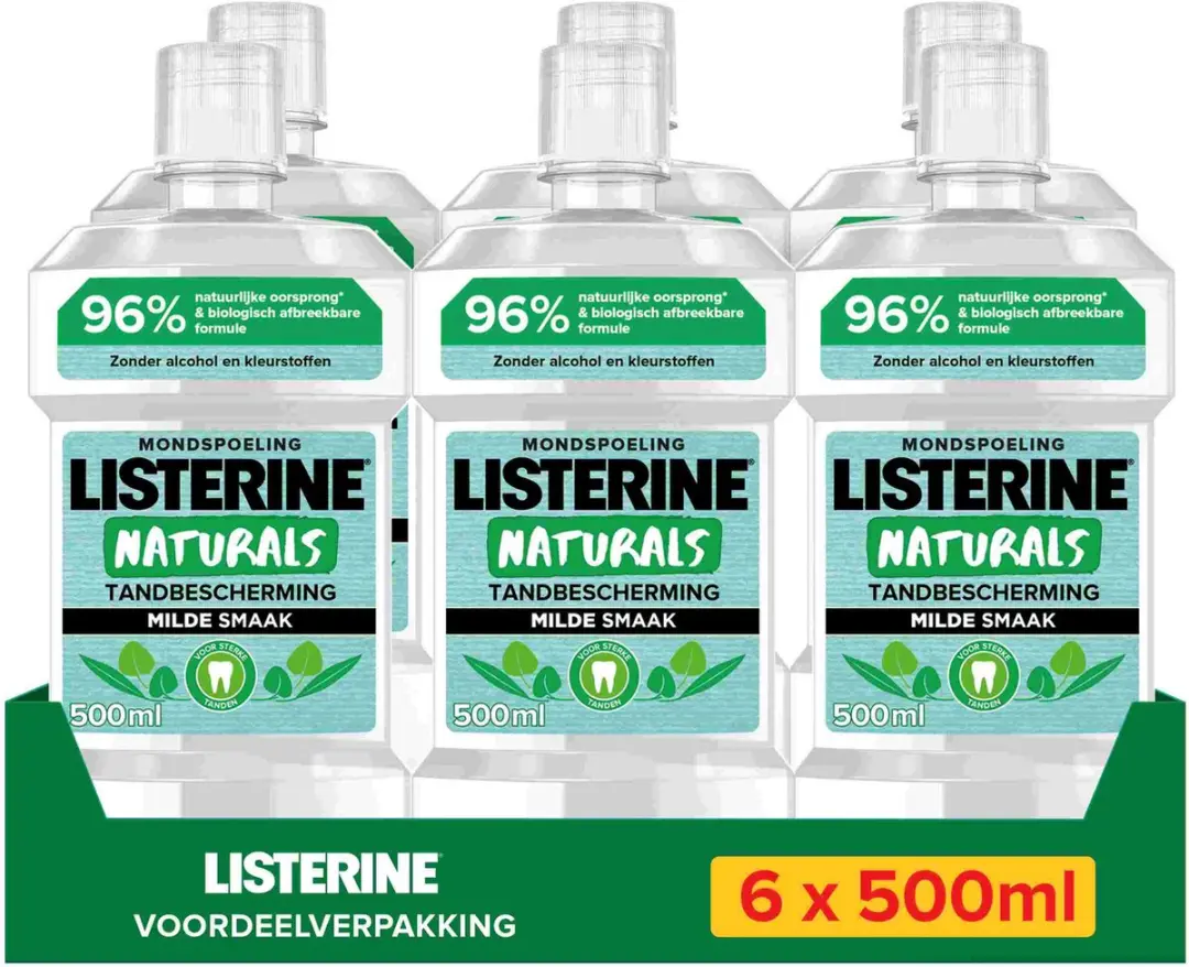 Listerine Naturals Tandbescherming Mondwater 500ml