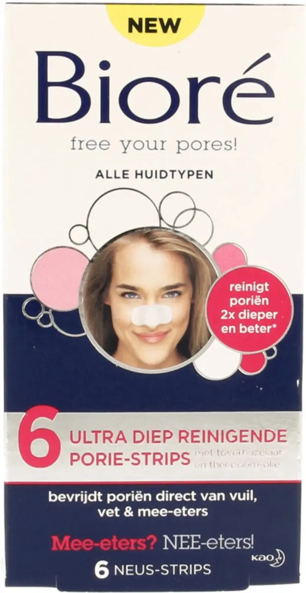 Biore Ultra Reinigende Poriestrips 6 Stuks - afbeelding 6 van 6