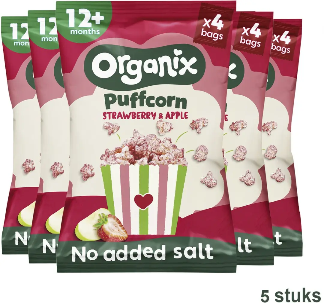 Organix Strawberry Puffcorn