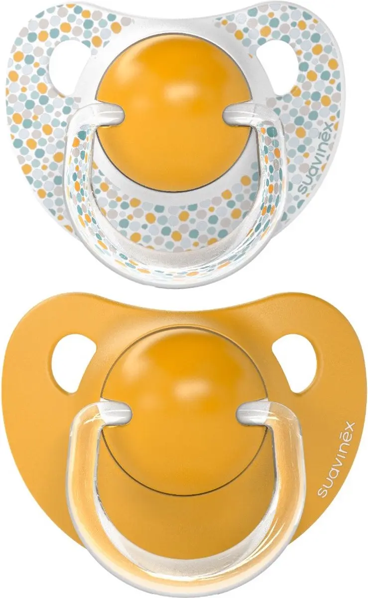 Suavinex Dreams Flat Duo Geel Fopspenen