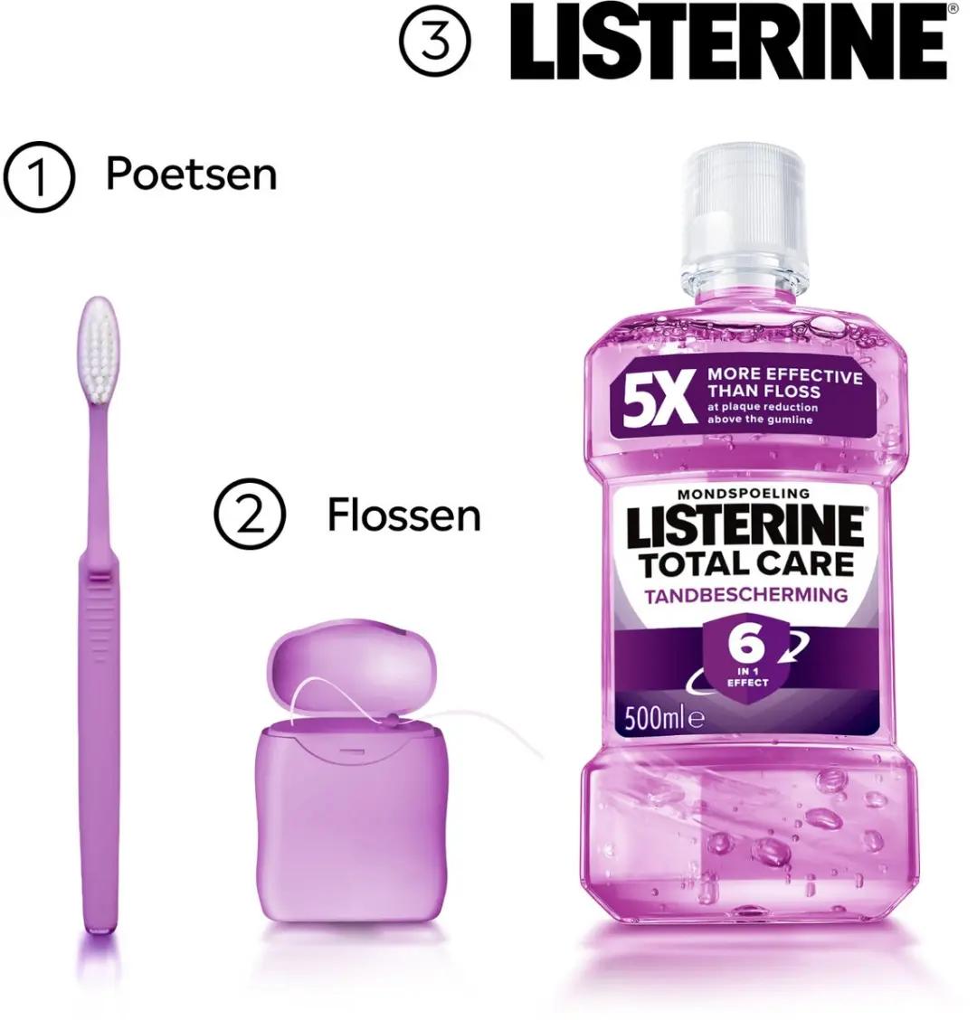 Listerine Total Care Mondwater 500ml