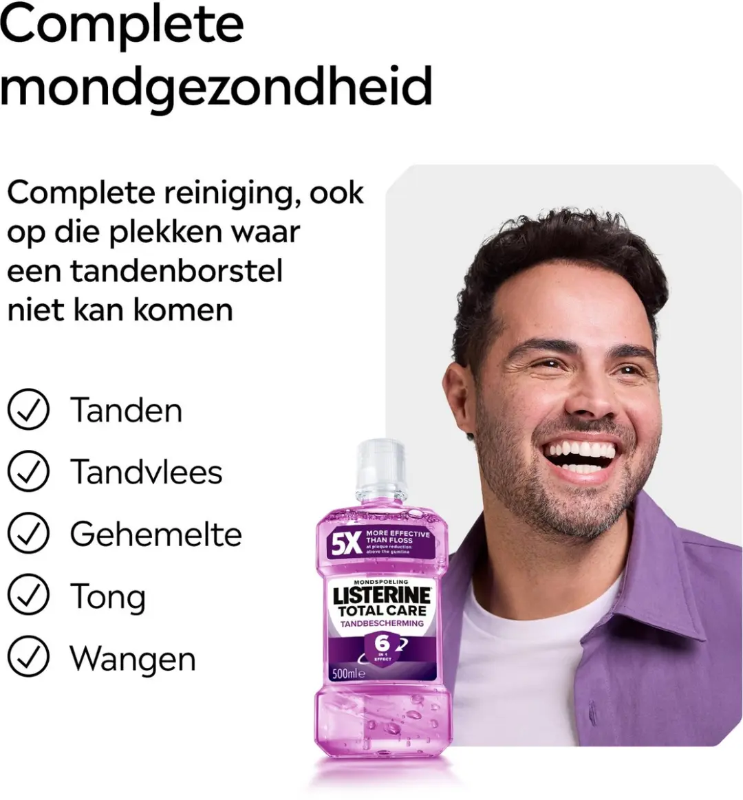Listerine Total Care Mondwater 500ml