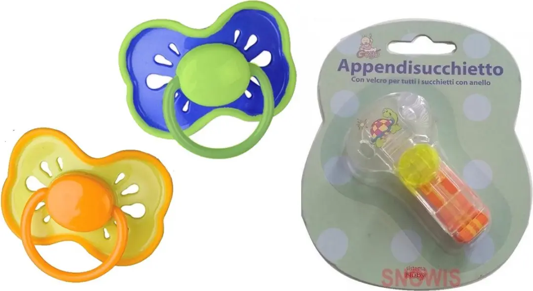 Nûby Fopspenen Soft Shield 6mnd + Speenkoord