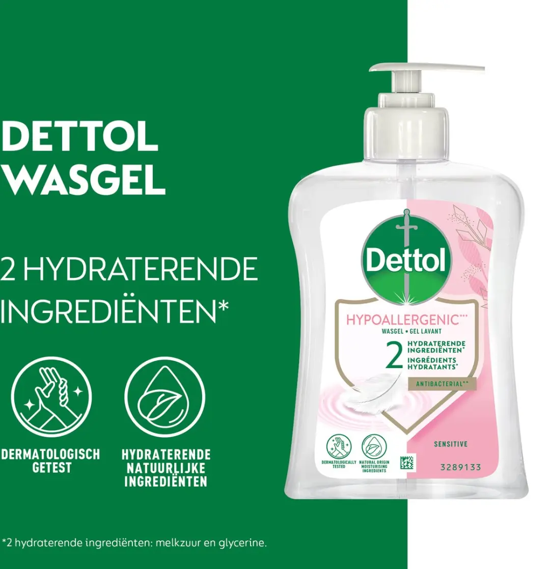 Dettol Hypoallergene Handzeep 250ml - 10 Stuks