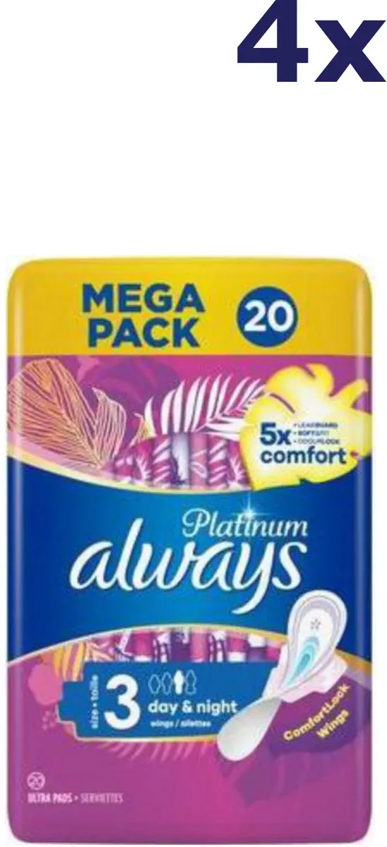 Always Platinum Size 3 Day & Night