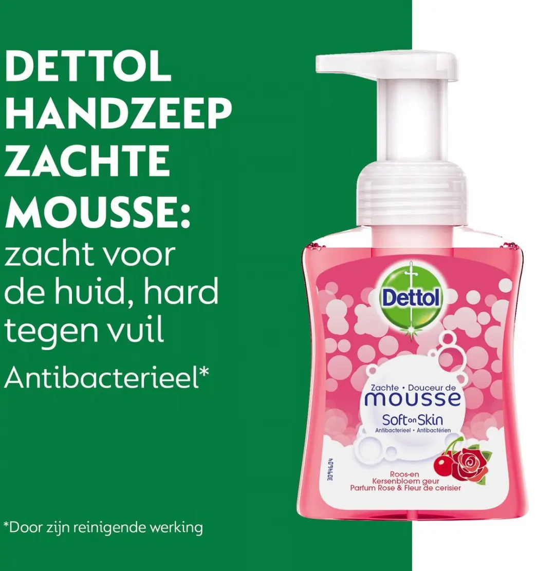 Dettol Sensitive Mousse Rose & Cherryblossom 3x250ml