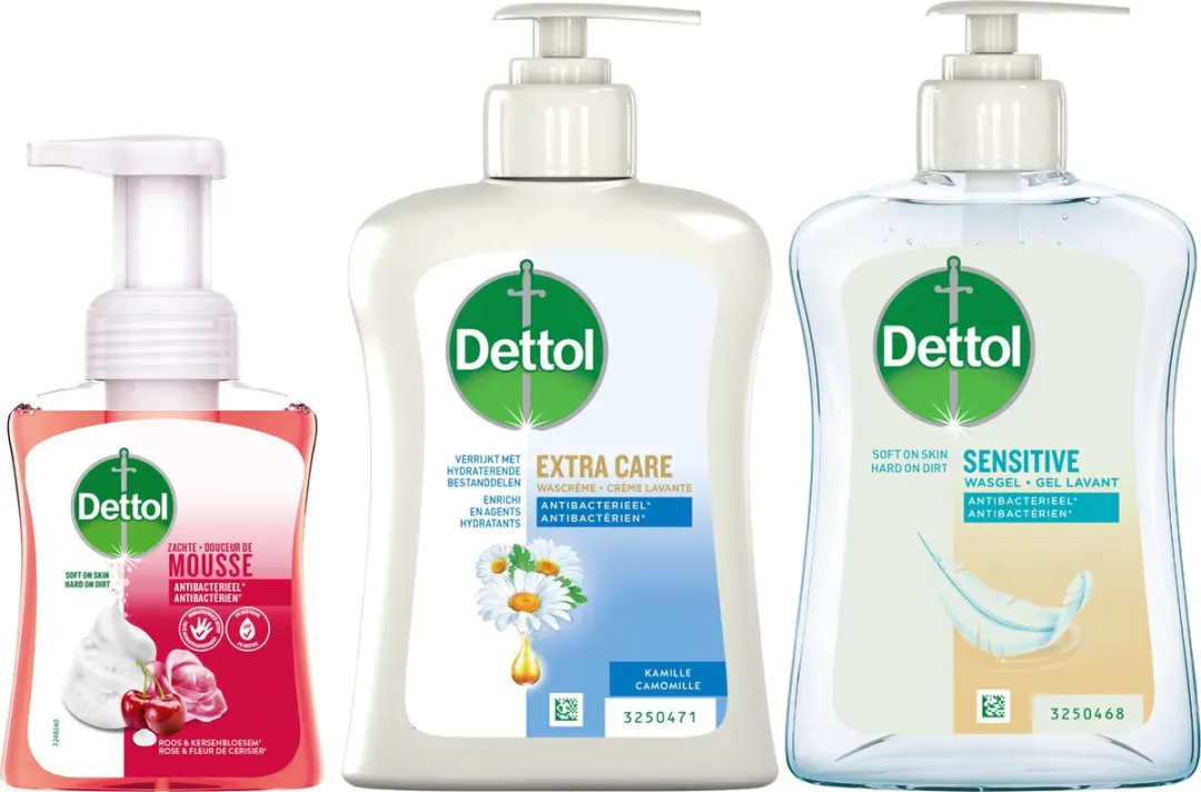 Dettol Sensitive Mousse Rose & Cherryblossom 3x250ml