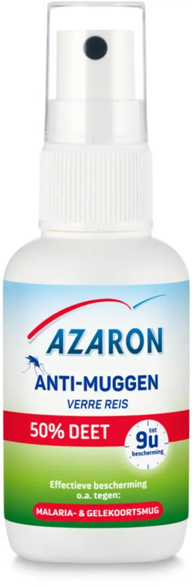 Azaron Anti Muggenspray 50% DEET - 2x50ml