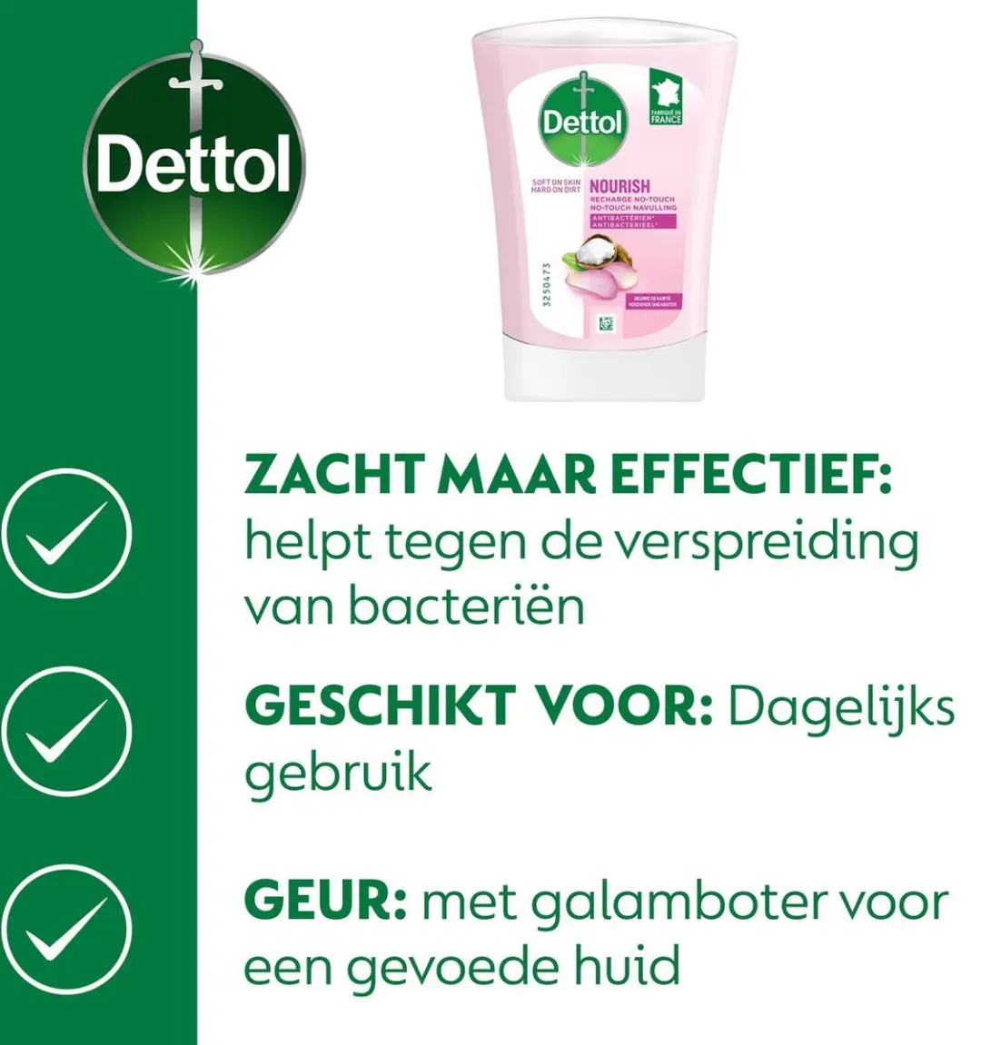 Dettol No-Touch Navulling Aloe Vera 250ml - 9 Stuks - afbeelding 6 van 6